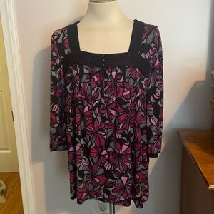 Pretty Apt 9 Tunic Top Size 2X